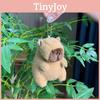 Charming Capybara Plush Keychain Super Soft Animal Pendant Ideal For Gifts