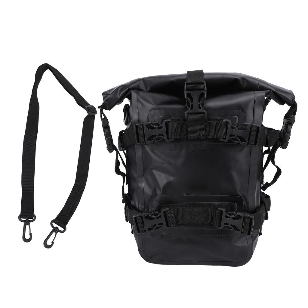 Motorcycle Bumper Bag Water Resistant Large Capacity Anti Slip PVC Side Frame Crash Bar Riding Bag S