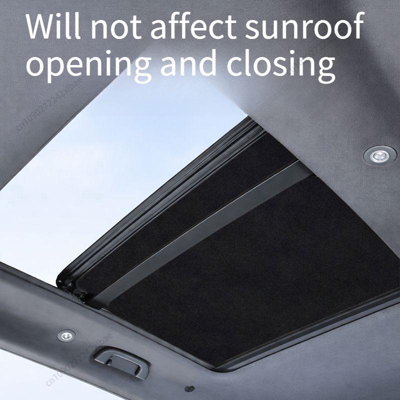 Sunroof Sunshade Panoramic Roof Electrostatic Adsorption Sun Protection Heat Insulation Cover For ZEEKR 7X LHD 2025-2026 Durable