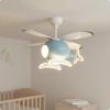 Kids Overhead Fan Light Strong Air Movement Airplane Combined