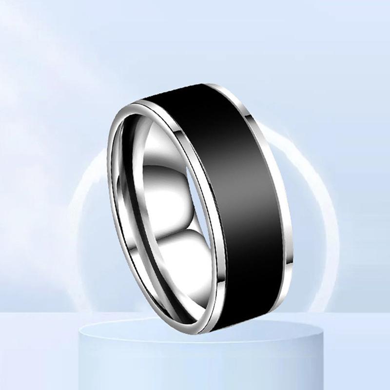 

Высокотехнологичное интеллектуальное кольцо NFC, многофункциональное интеллектуальное кольцо Magic Ring, водонепроницаемое, с управлением жестами 64.6mm серебряный