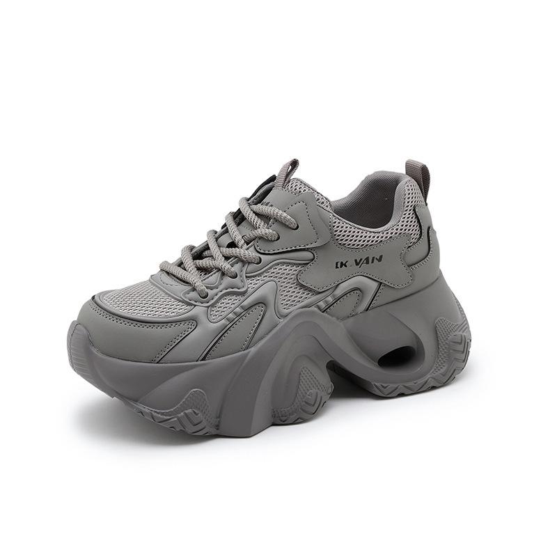 Double net dad shoes women's autumn breathable versatile dad shoes student sports and leisure shoes