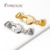 18K Gold Plated Connector Clasps Accessories For Bracelets,Brass Metal Locks For Jewelry,Fasteners Clasp,DIY Necklace Findings