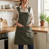 Stain-resistant Waterproof Apron Small Fresh Cooking Apron Workwear Cleaning Apron  Cafe