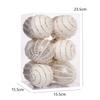 12pcs 8cm Painted Christmas Hanging Balls Plastic Merry Christmas Tree Decor  Children Gifts