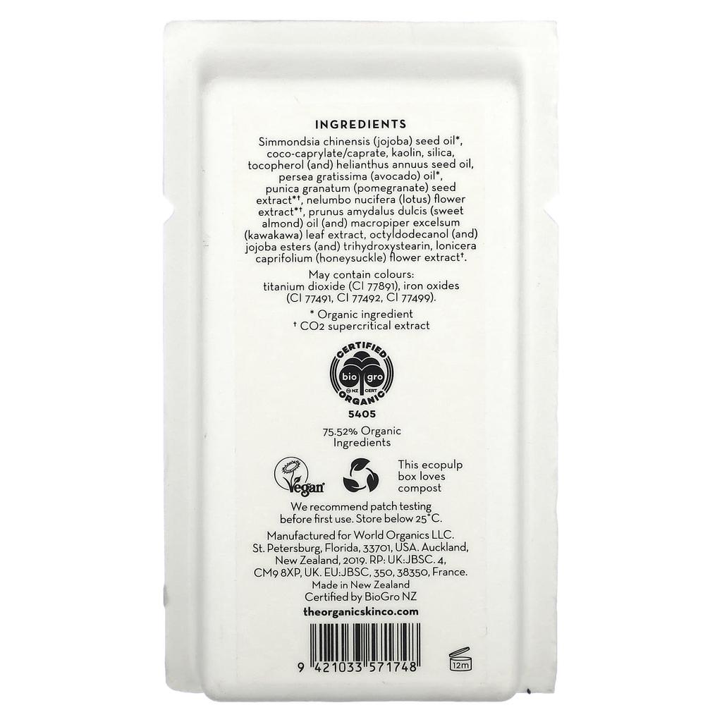 The Organic Skin Co., The Only Glow, Tinted Face Oil, Medium, 30Ml(1Fl Oz)