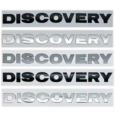 ABS 3D Chrome Car Letters Front Hood Bonnet Logo Badge For Land Rover Discovery Emblem Discovery 4 3 5 2 TD5 Accessories