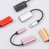 3.5mm Android Phone Type C Earphone Adapter AUX Audio Line Headphone Splitter Charge Audio 2 In 1