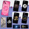 Om Symbol Phone Case For iPhone 16 Pro Max 11 12 13 14 15 Pro Max Mini XR 16 15 Plus 16e Cover Coque