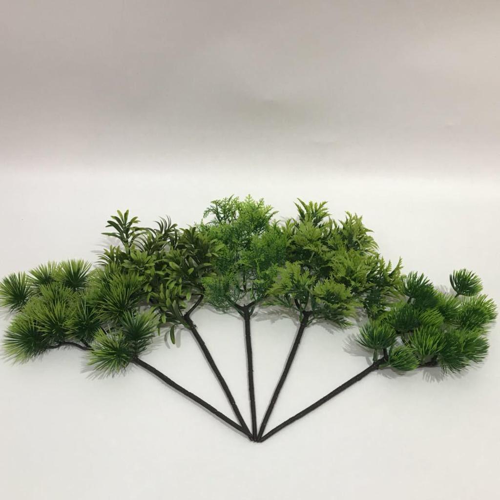 Artificial Podocarpus Evergreen Tree with Faux Cypress and Pine Leaves for Landscaping