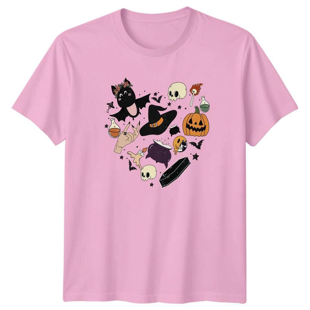 Retro Halloween Spooky Aesthetic Icons Unisexs TShirt Halloween Gift For Her