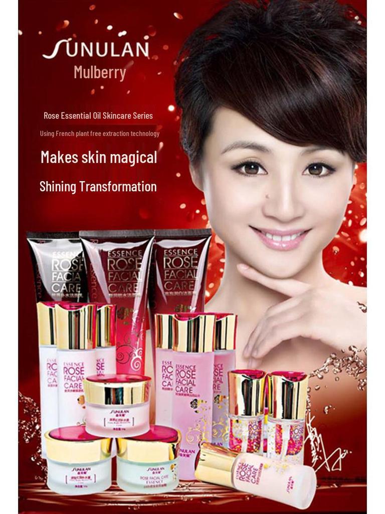 Sanfran Rose Skincare Set - Hydrating Toner, Lotion & Face Cream for Women