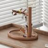 Large Capacity Wooden Storage Rack Decorative Jewelry Display Rack  for Hallway