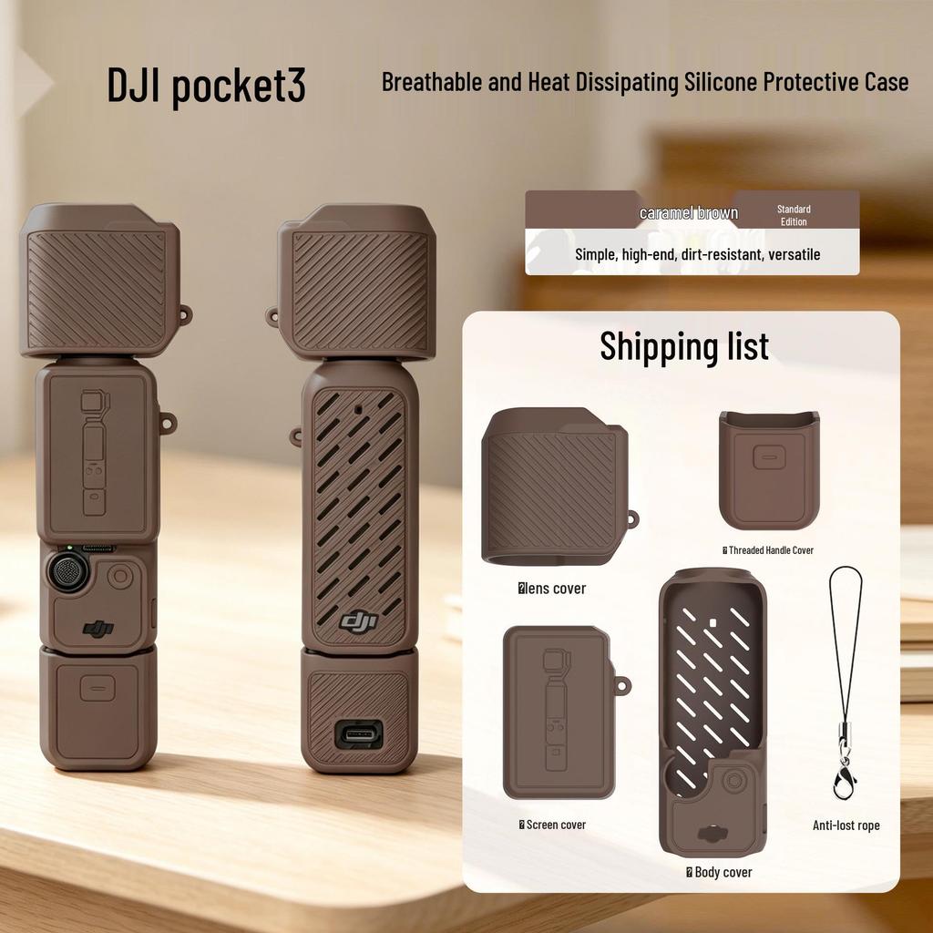 Silikonowe etui ochronne DJI Osmo Pocket 3 na gimbal i obiektyw aparatu