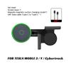 Foldaway Car Phone Mount Holder 15W Compatible with MagSafe Magnetic Wireless Charger for Tesla Model 3 Y HIGHLAN BYD Atto 3