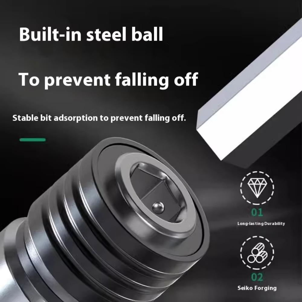 Brushless Impact Wrench 1/4 Power Drill Multifunctional Hex T-type Shaft  Tool Accessories