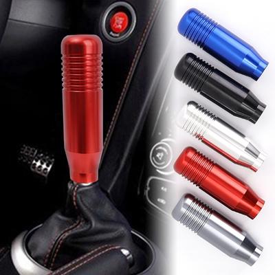 Car Modification Gear Lever Accessories 8.5cm Gear Shift Head with M8 M10 M12 Thread Adapter Fashion Aluminum Manual Shift