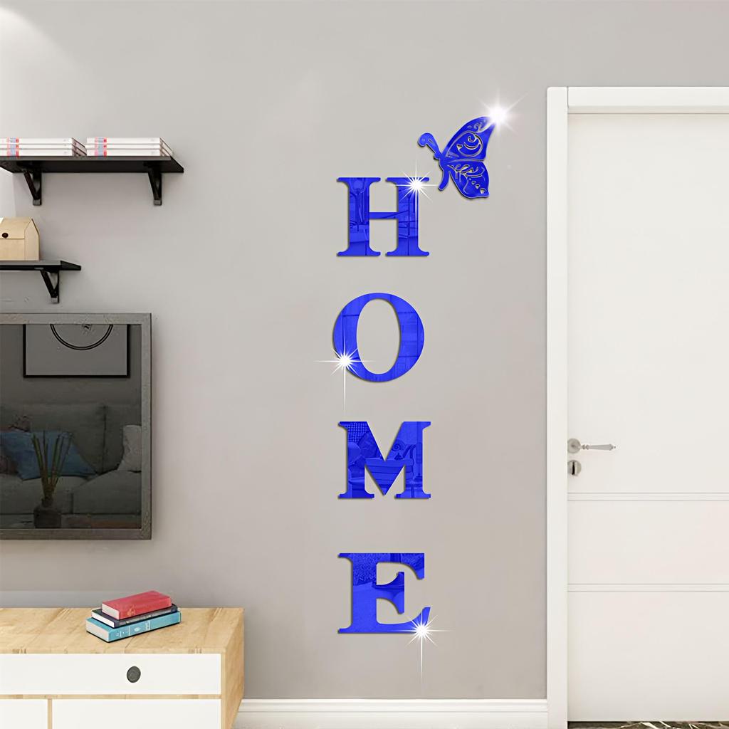 Exclusive DIY Butterfly Acrylic Mirror Wall Sticker for Home Decor
