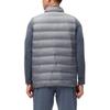 SAUCONY Solid Color Casual Zip Collar Vest Men Vests Light-Gray SC2249115A-MT06