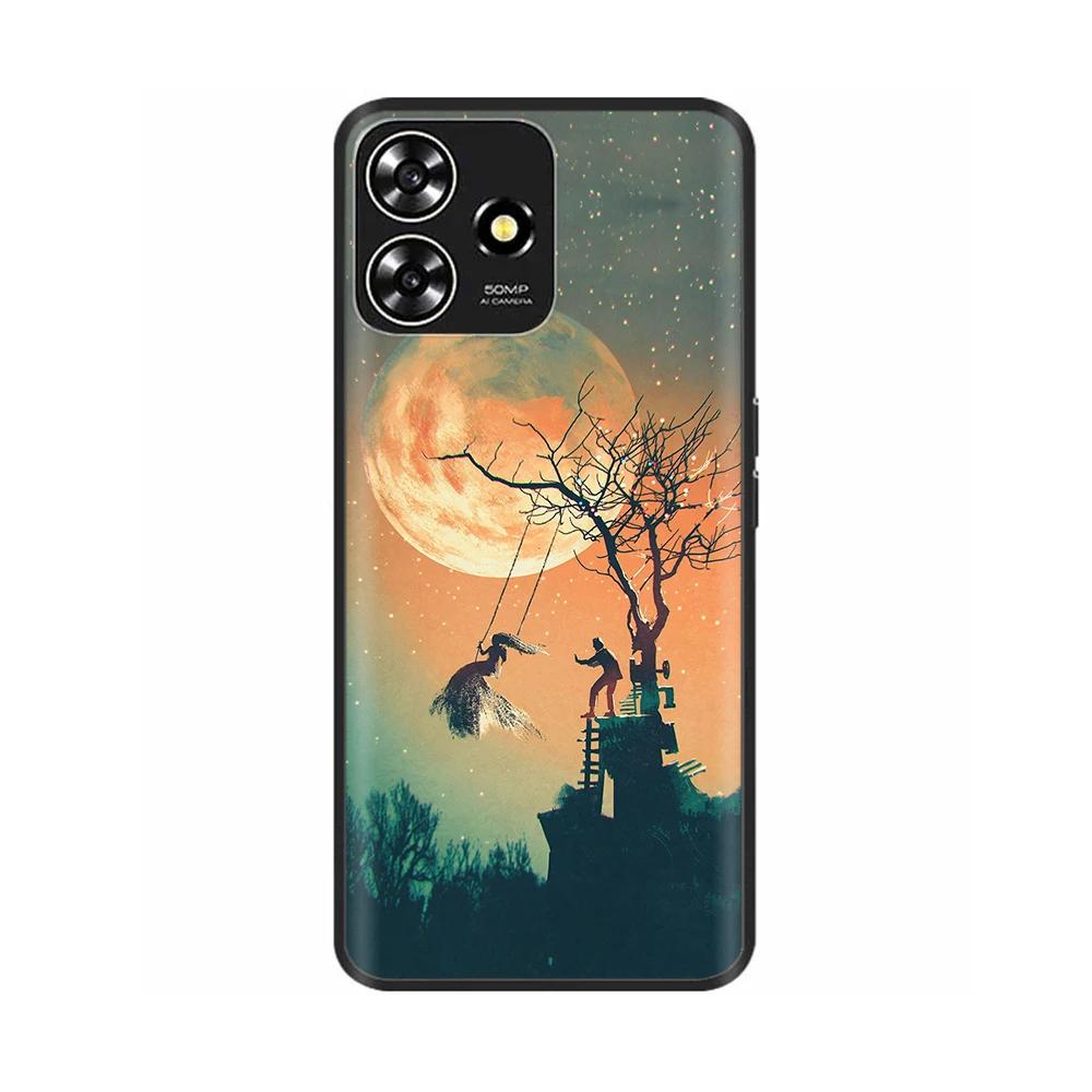 Für ZTE Blade V50 Smart Case Schutzhülle Für ZTE V50 Design 4G Cartoon Bemalt Weiches TPU Funda Für ZTE Axon 50 Lite Hülle
