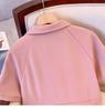 Plus Size Stylish Two-Piece Look Polo Dress - Summer Casual Short Sleeve Slimming Skirt