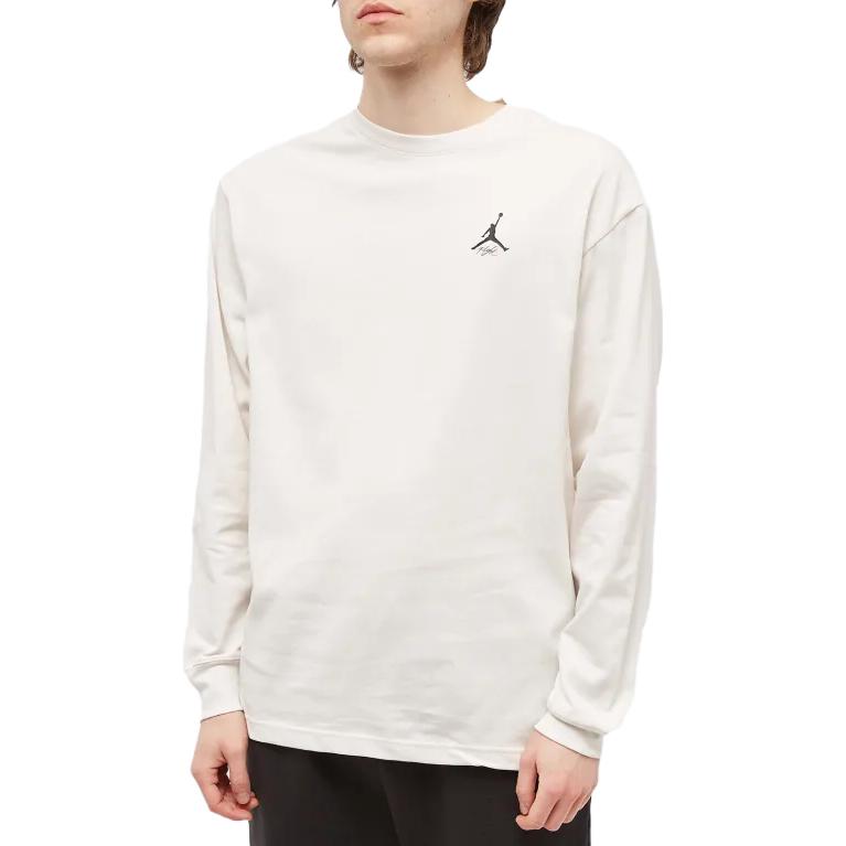 Nike Long-Sleeve Traditional Pattern T-Shirt Men Tops White DV8426-030