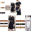 Chic Vintage Decorative Waist Belt For Dresses In Fashionable Brown Black Color Options