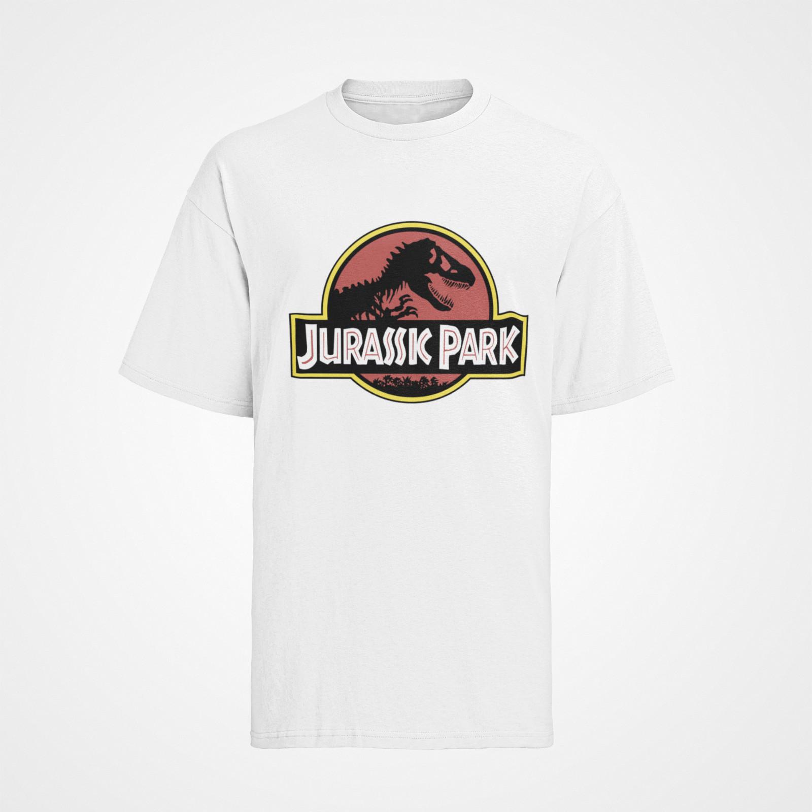 Reto Jurassic Park Dino T-rex Movie Cotton T-Shirt Mens Womens Tees Top Mens S-XXXL M