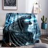 Giant Monster Rampage Throws Blanket Flannel Blankets Plush for Couch Bed Gifts for Men Women Travel picnic blanket Christmas fan gifts