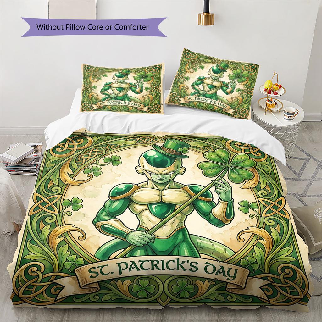 MandalaDragonball Pattern Bedding Quilt Set Quilt Cover Pillowcase Home Decoration Birthday Gift (1 * duvet cover + 2 * pillowcase, without core)