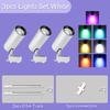Track Light LED RGB Color Set Stage Lighting Fixture Lamps 220V Rail Ceiling Spot Led Disco Lights Decoration Bedroom Track Lamp