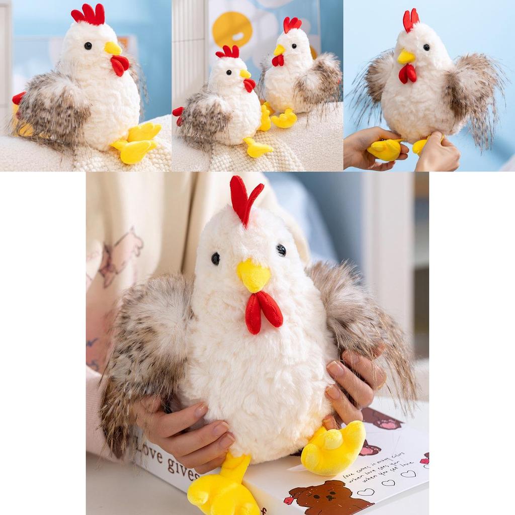 Plush Chicken Toy With Pp Cotton Filling For Kid Play And Comfort
