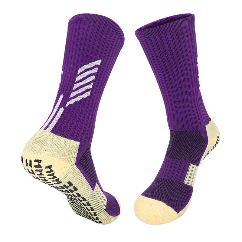 Herbst/Winter Rutschfeste Mittelhohe Fußballsocken: Schweißabsorbierend, Frotteesohle, Professionelle Trainingssportsocken