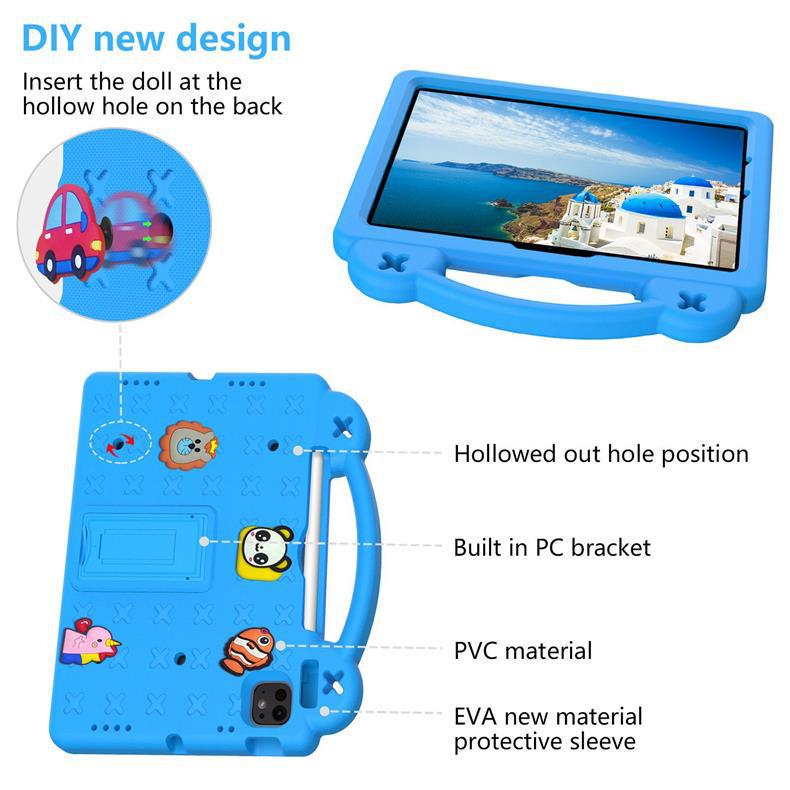 iPad Air 11 (2024/2025) Kids' Cartoon Stand Style Drop-Proof Case
