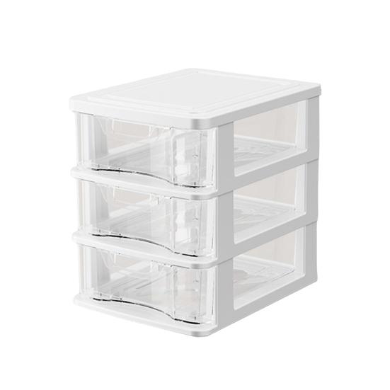 Scatola portaoggetti per trucco Forniture per camera da letto trasparenti con maniglia Tipo di cassetto Scatola portaoggetti per articoli vari Contenitore per oggetti durevoli