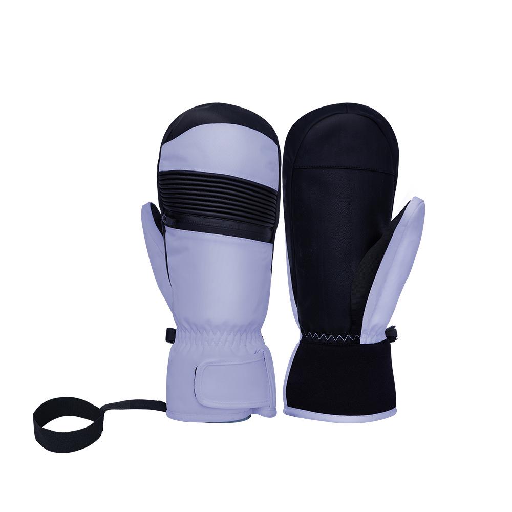 Unisex Waterproof Windproof Ski Mittens: Warm Winter Adult Gloves XL