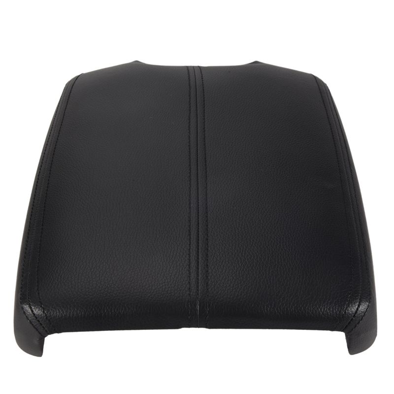 Portable Center Console Lid Armrest Cover For 2008 2009 2010 2011 2012 Honda Accord Synthetic Leather(Vinyl)Plastic Center Black