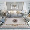 Retro American Style Living Room Carpet Classical Decoration Home Sofa Machine Washable Rug Lounge Bedroom Non-slip Mat Fully