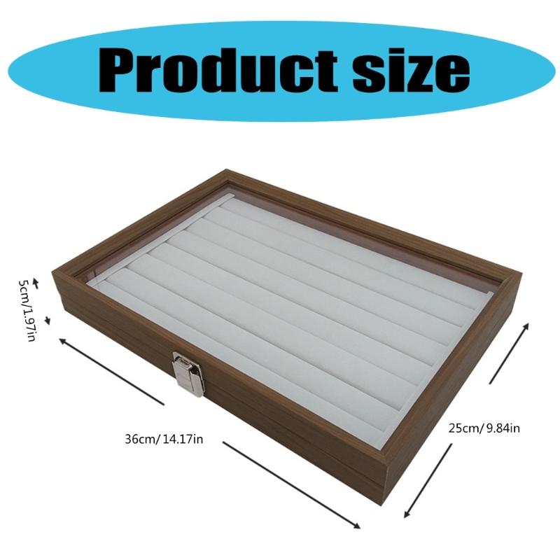 Secure Lockable Organizers Beautiful Jewelry Presentation Box Display Holder for Secure and Tidy Storage