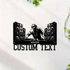Custom DJ Disc Jockey Metal Wall Art Personalised Deejay Headphones Name Sign Home Decor Music Club