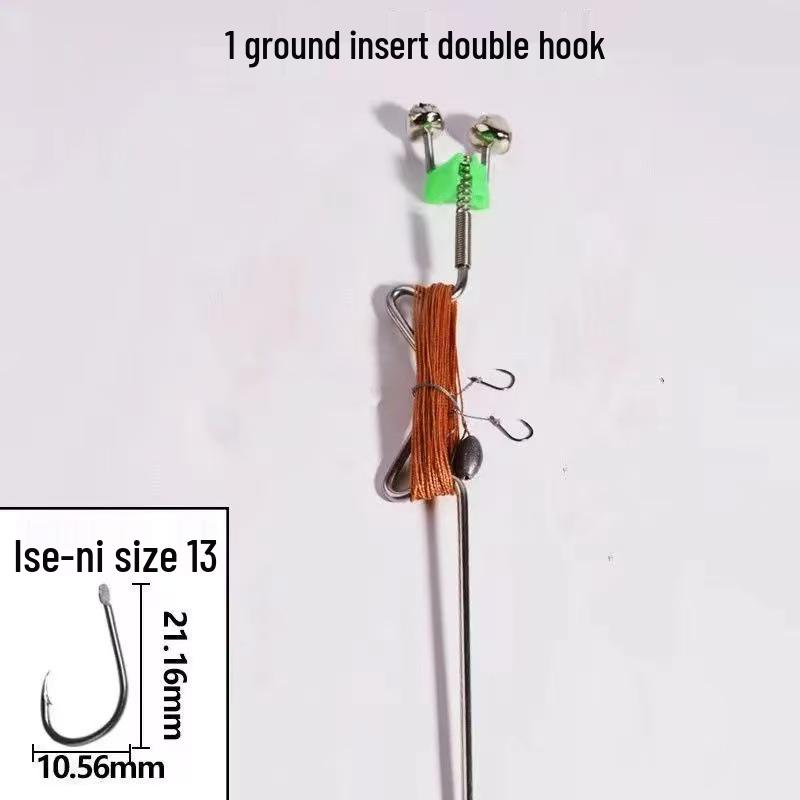 

Автоматична пружинна черепахова гачок рибальська оснастка з вудилищем та вибуховим гачком для чорної риби