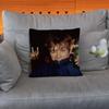 I Love D-Damon Albarn Pillow Case Square Double-Sided Printing Short Plush Sofa Cushion Cover Bedroom Bedside Pillow