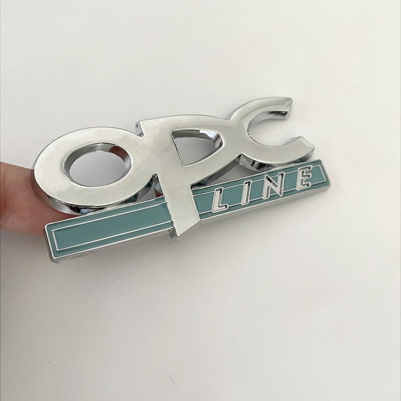 3D Metal OPC Logo Car Fender Emblem Trunk Badge For Opel Insignia Corsa E Astra H J D Zafira Vectra OPC Line Sticker Accessories