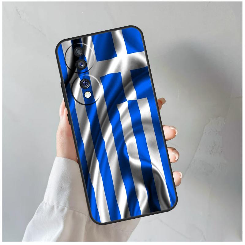 Greece Greek Flag Case For Honor 90 Lite 50 70 Magic 5 6 Pro X6 X7 X8 X9 X6a X7a X8a X9a X9b X8b Cover Coque
