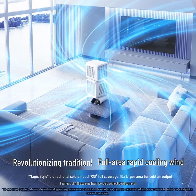 VENIDER Dual Cooling PRO Portable Bladeless Desk Fan