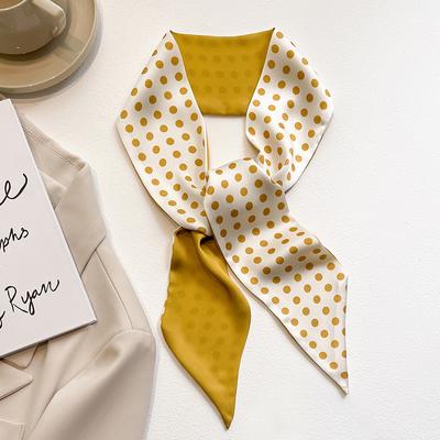 Piccolo Fazzoletto di Seta Artificiale Fascia per Capelli Piccolo Fazzoletto