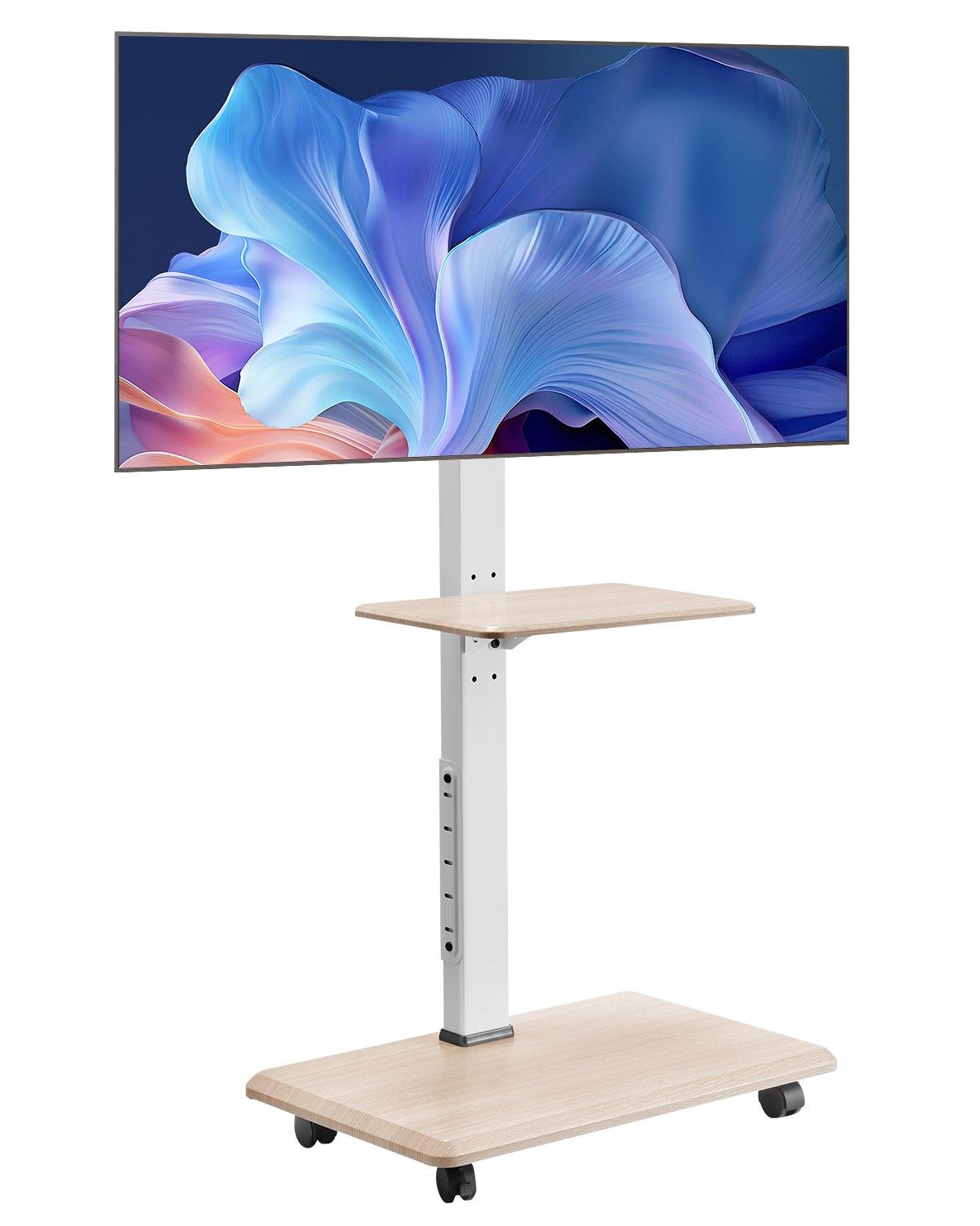 VEVOR Rolling TV Stand, Mobile TV