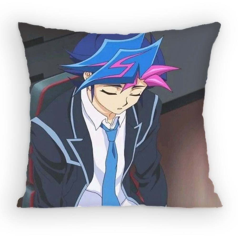 YuGiOh VRAINS Cool Pillow Case Sofa Living Room Bedroom Headboard Backrest Cushion Square Cushion Nap Time