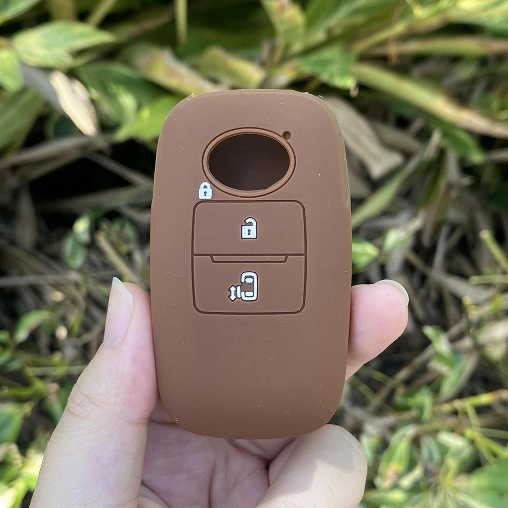 Rubber Car Key Fob Cover Silicone Protector Case Shell for Toyota RAIZE for Daihatsu Rocky 3 Buttons Auto Key Chain Accessories