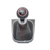 For VW Scirocco 2009 2010 2011 2012 2013 2014 Car-Stying 6 Speed Car Stick Gear Shift Knob With Leather Boot Red Line